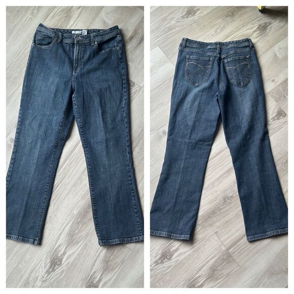 Chico’s Platinum Bootcut Jeans Size 1 1S Short - Picture 1 of 7